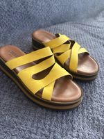 Bellini Damen Sandalen / Pantoletten gelb, Made in Italy