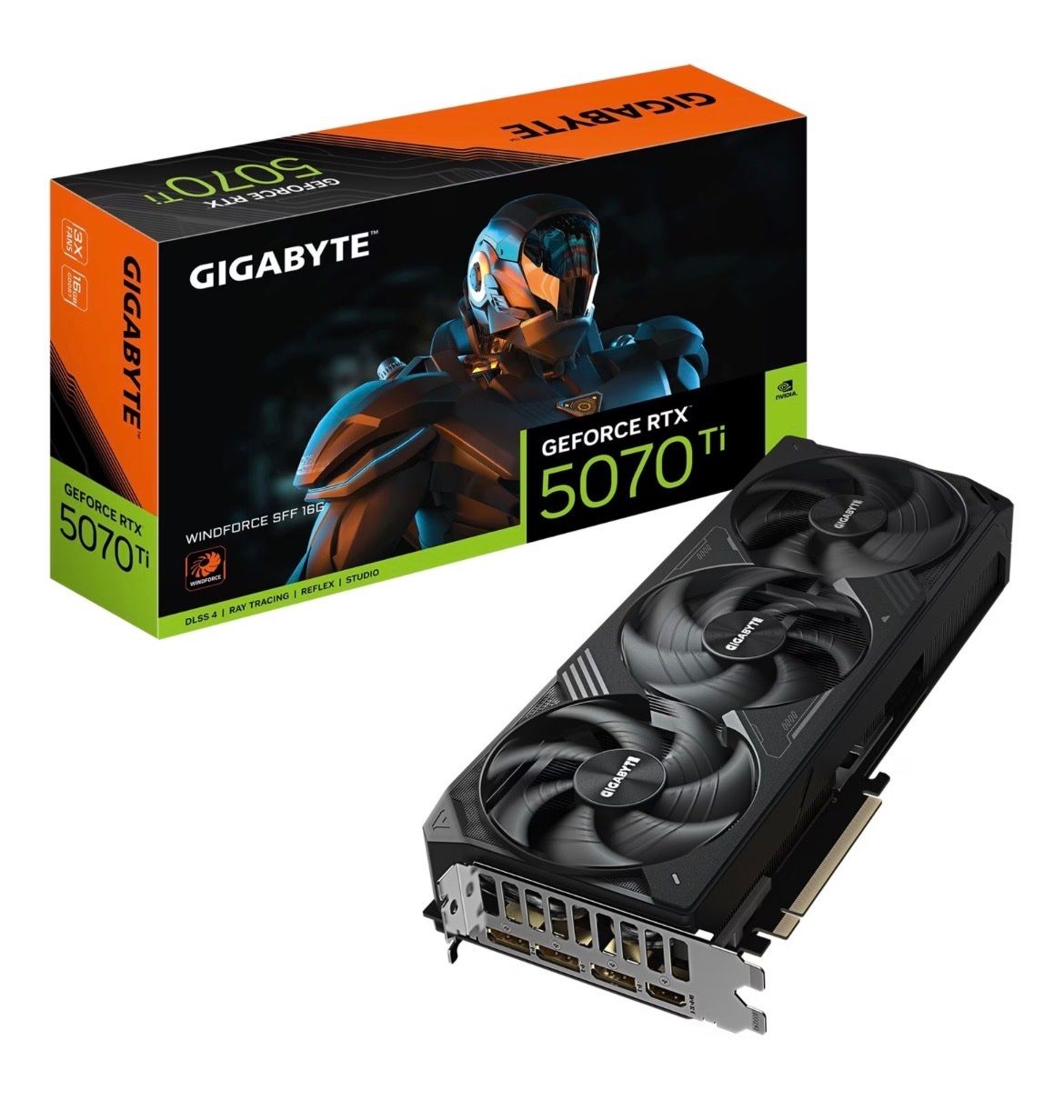 Nvidia Schede grafiche: RTX 5070 Ti Gigabyte GeForce Windforce SFF (Neu) – Nuovo e nell'imballaggio originale da Seengen venduto da dd1_bmd7