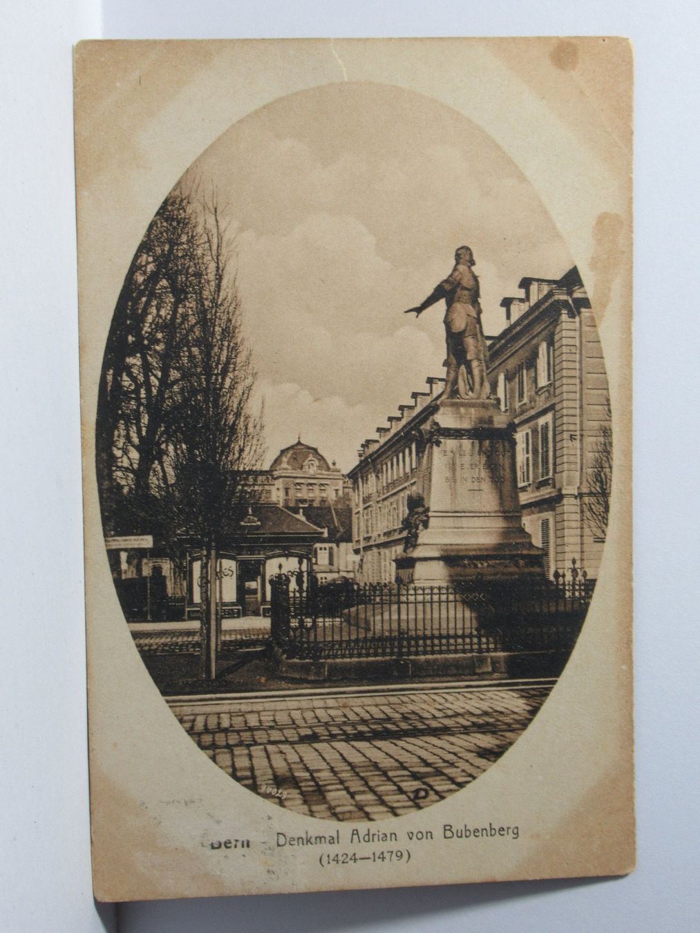 Cartes postales: Bern , Denkmal Adrian von Bubenberg 1921 – D'occasion à Grenchen par Bluemchen1900