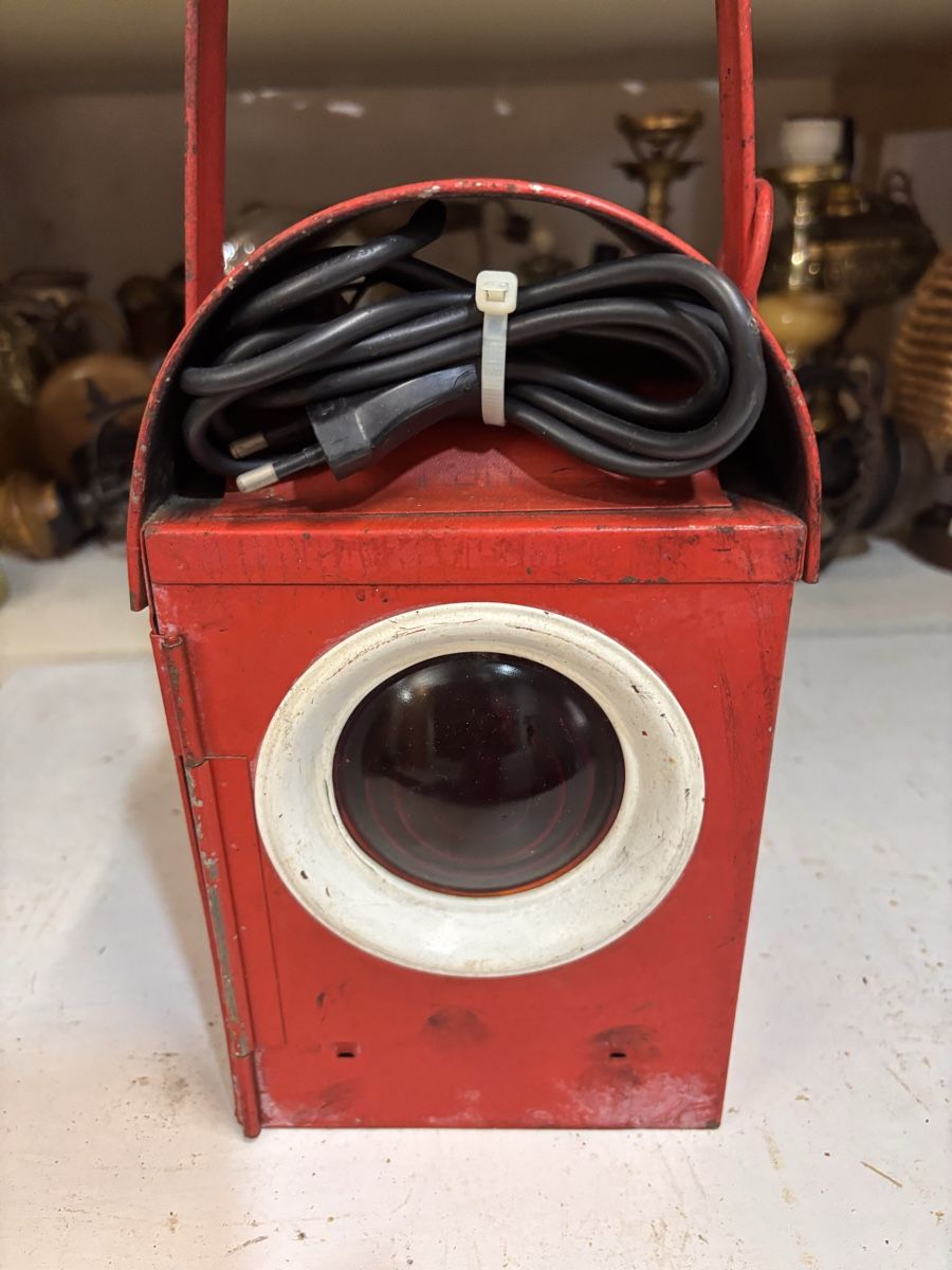 Lampade: Bahn Lampe mit elektrisch – Usato da Escholzmatt venduto da sukides55 1
