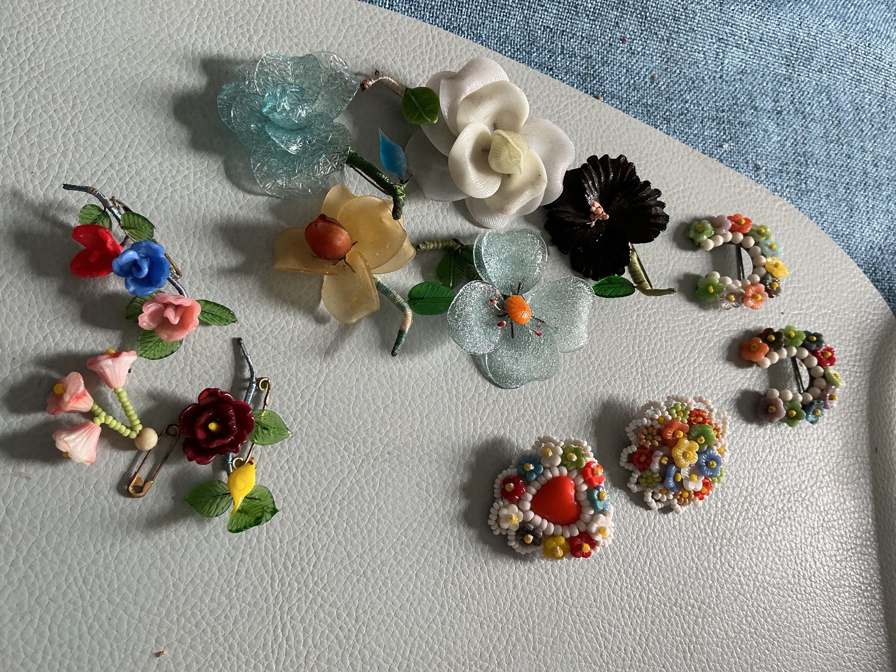 Gablonzer Broches & Aiguilles: Gablonzer Broschen Blumen-Set – D'occasion à Wettingen par Andres54