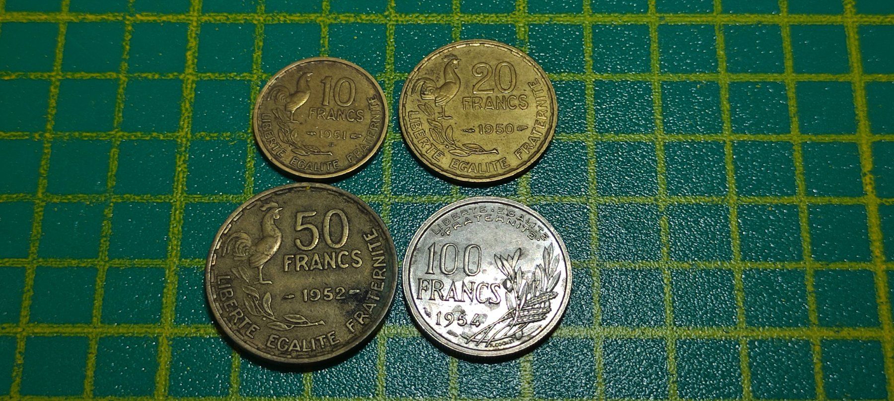 Tutti le monete: 4 alte Münzen aus Frankreich – Usato da Baar venduto da Maxlee75