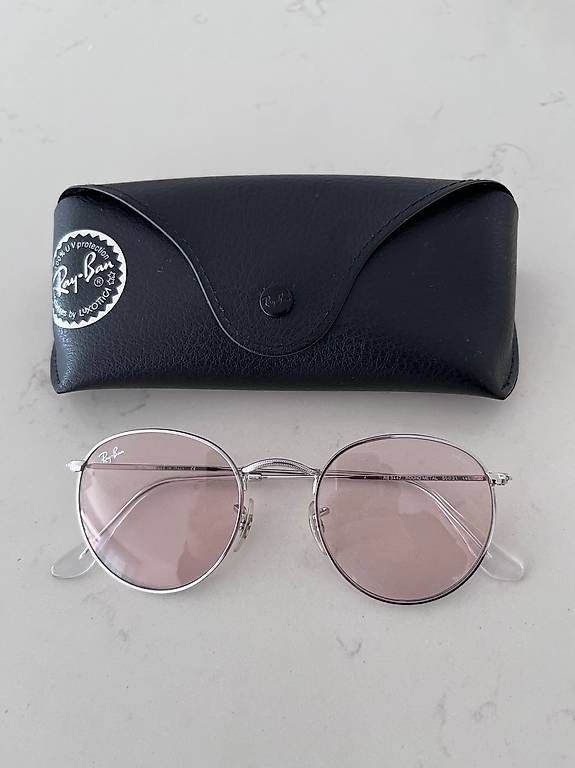 Brillen & Gläser: RayBan Round Metal silber/evolve rosa – Gebraucht aus Oberburg von rap_r7yl