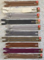 10 STÜCK RIRI REISSVERSCHLÜSSE JE 12CM NEU