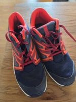 Salomon Wanderschuhe blau rot Grösse 38 guter Zustand