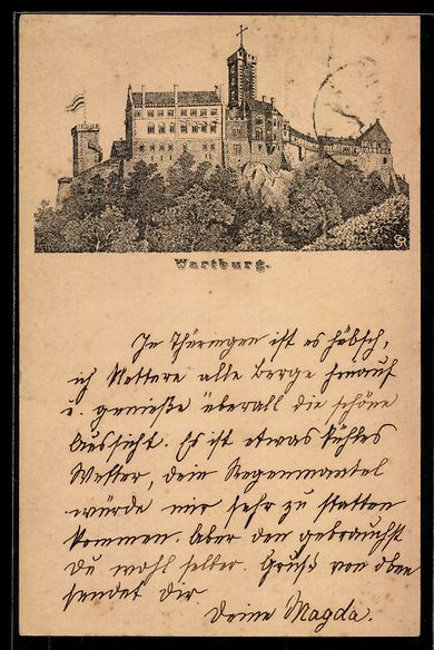 Entiers postaux: Vorläufer-Lithographie Ganzsache PP6 F1 – D'occasion à Berlin par bartko-reher