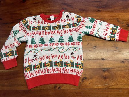 Weihnachtspullover Kinder, festlich, Gr. 98-104