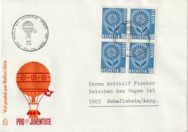 Ballonpost Pro Juventute, 29.9.1964