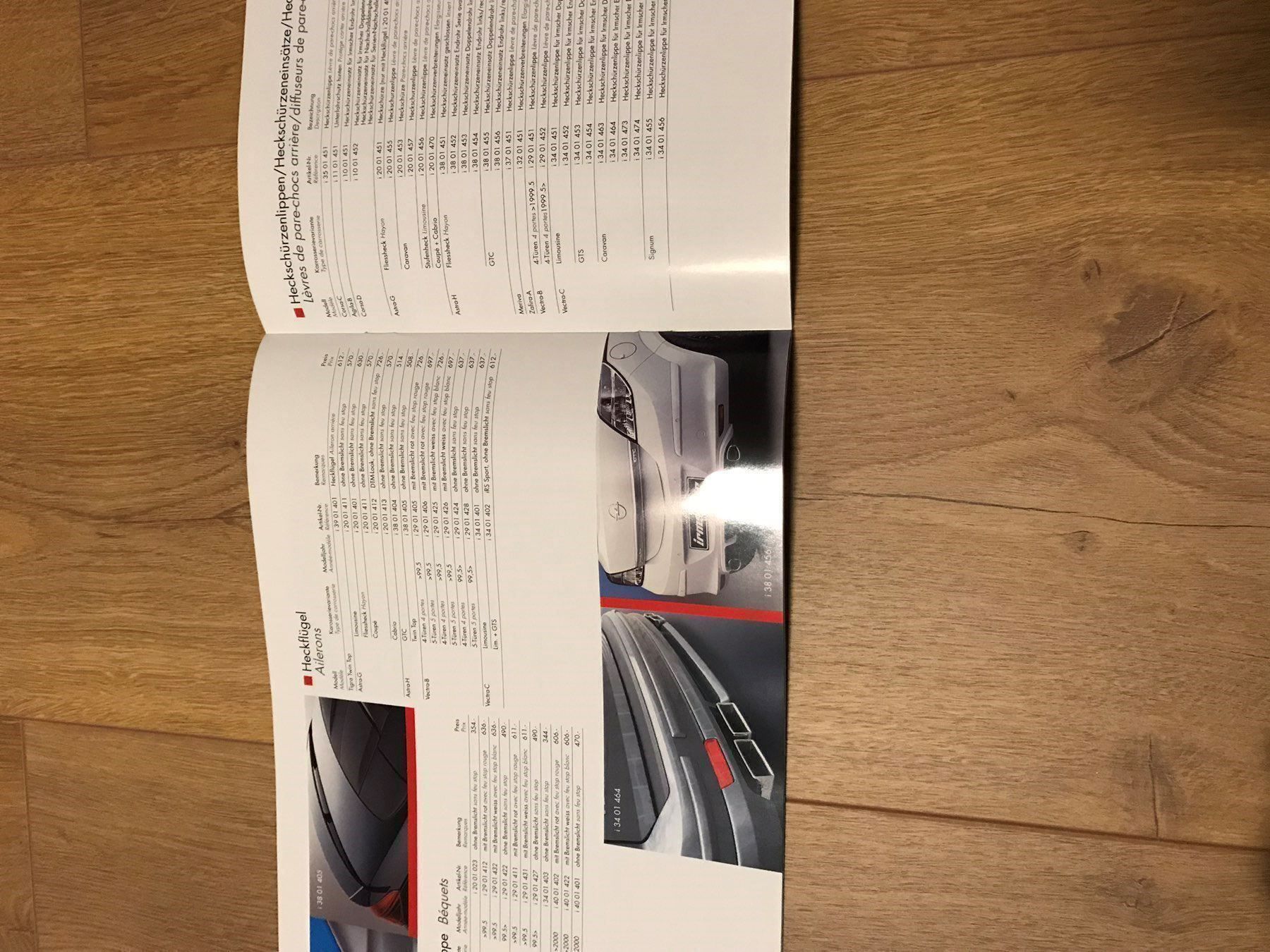 Opel Documenti: Irmscher Opel 2008 Prospekt – Nuovo (secondo la descrizione) da Freienstein venduto da Golfbueb 5