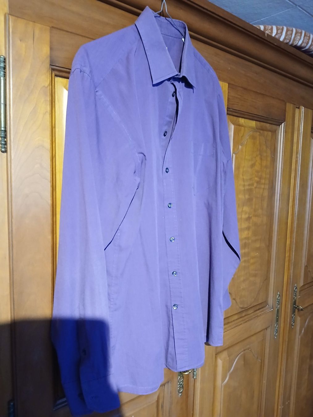 Chemises: Herrenhemd violett – D'occasion à Boswil par Aludo 1
