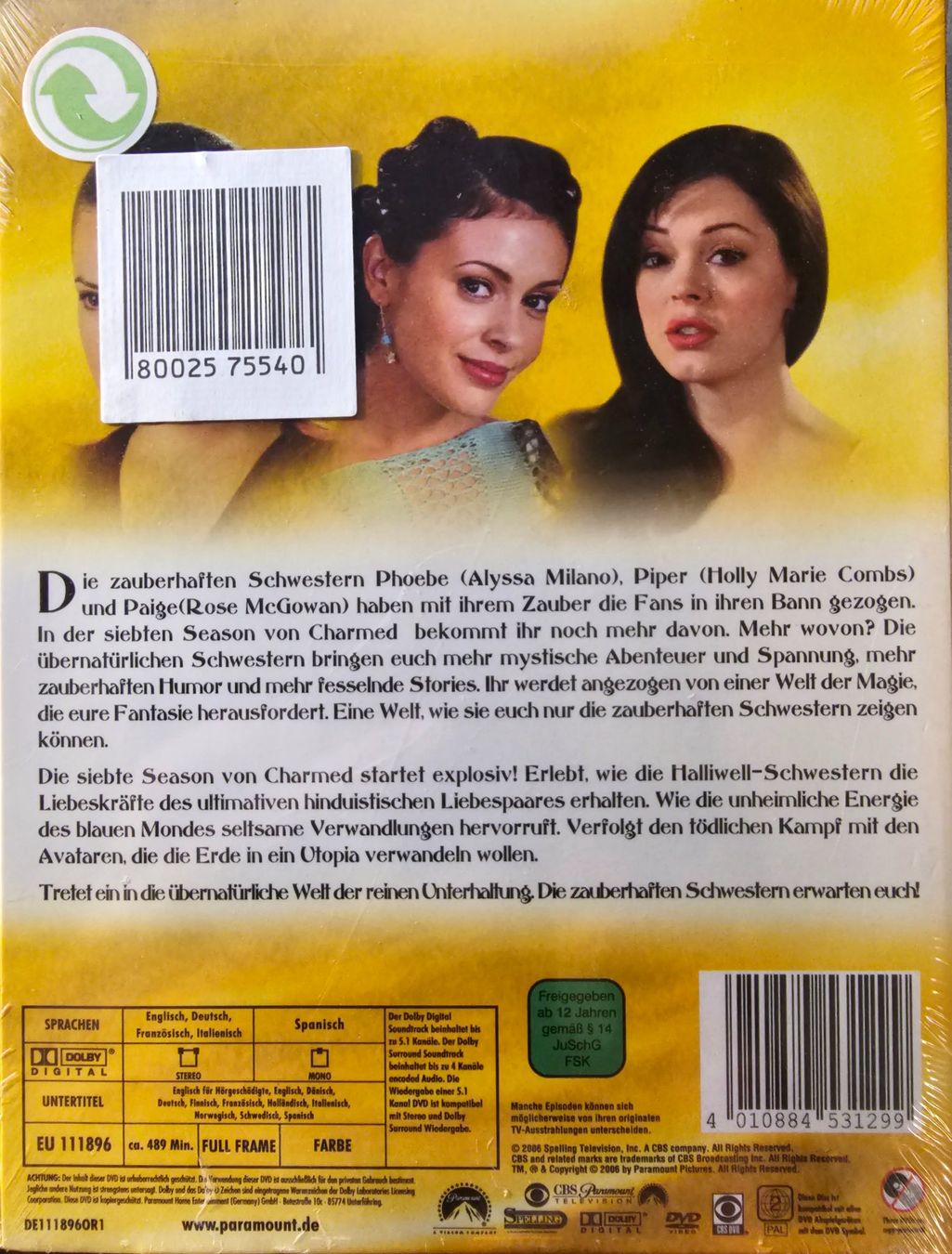 Tutti i DVDs: Charmed - Season 7 Volume 1 – Nuovo e nell'imballaggio originale da Wahlen b. Laufen venduto da Cg10 1