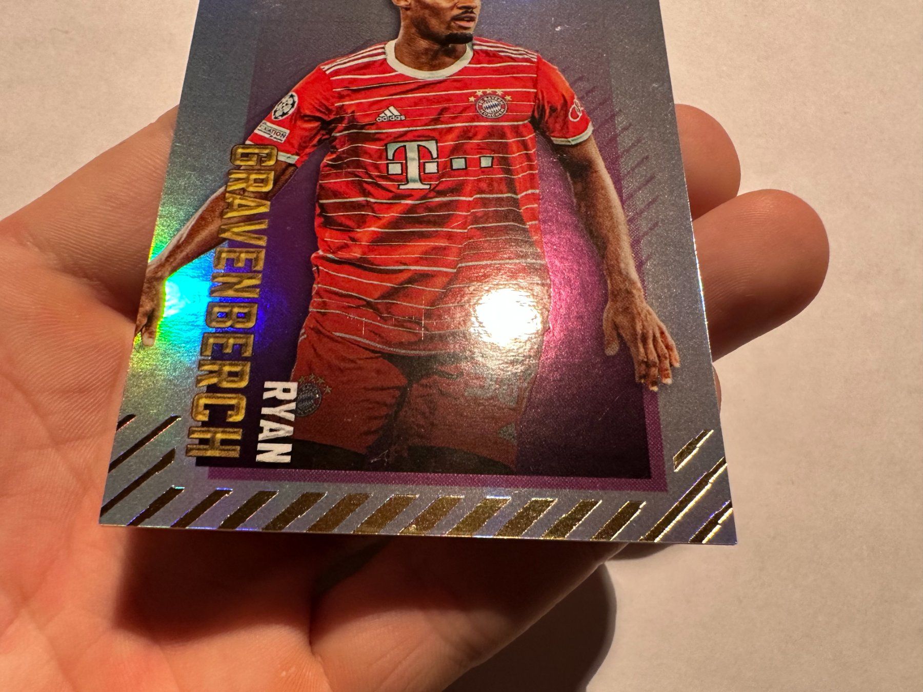 Topps Carte collezionabili: 2022 Topps Gold Ryan Gravenberch 07/25 – Usato da Hagendorn venduto da Pokecollectorch 3