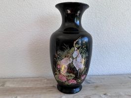 Vase asiatique noir