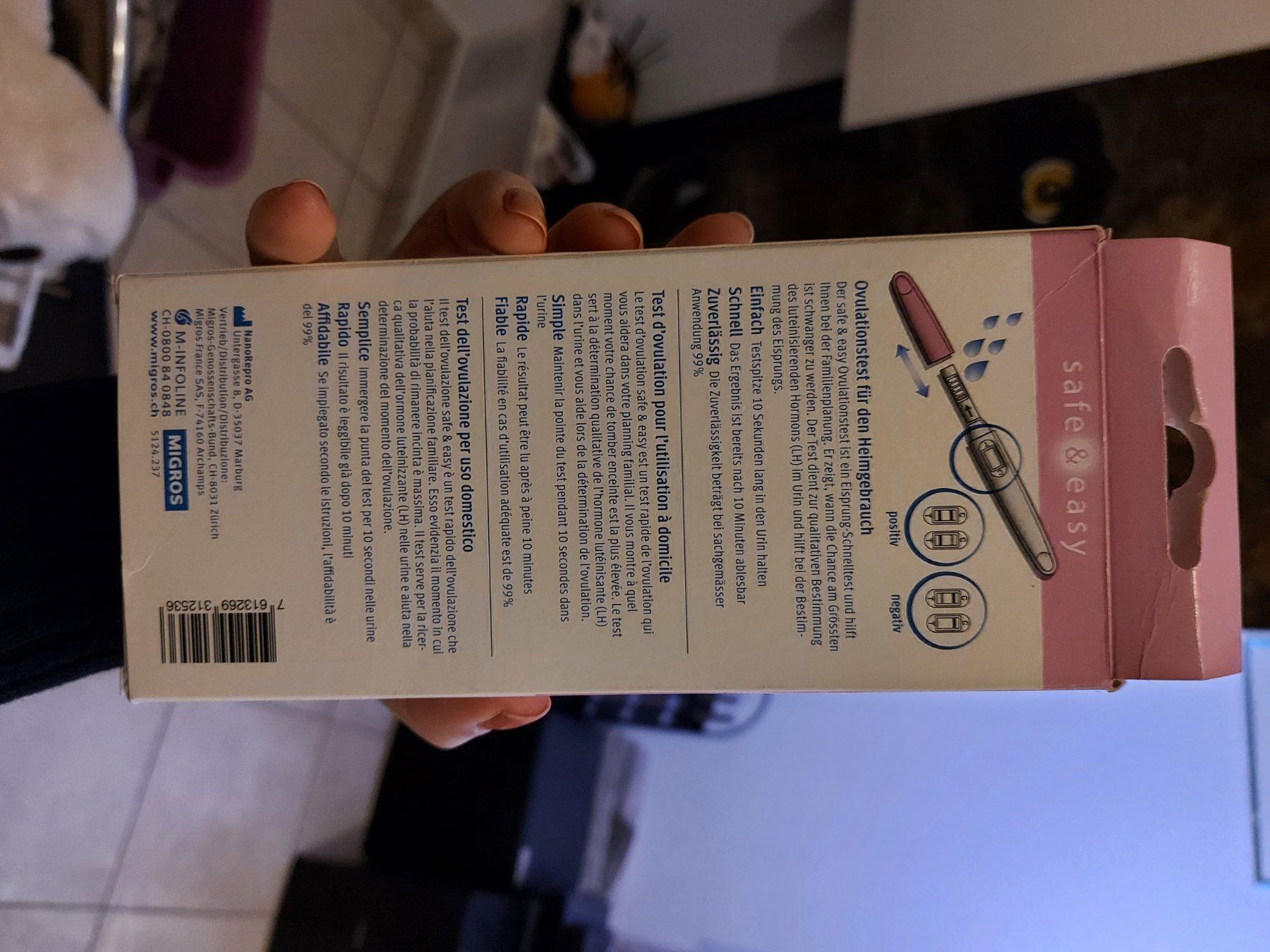 Sonstige Körperpflege: Ovulationtest test dell'ovulazione 5 pcs – Neu und originalverpackt aus Coldrerio von Addicted2Art 4