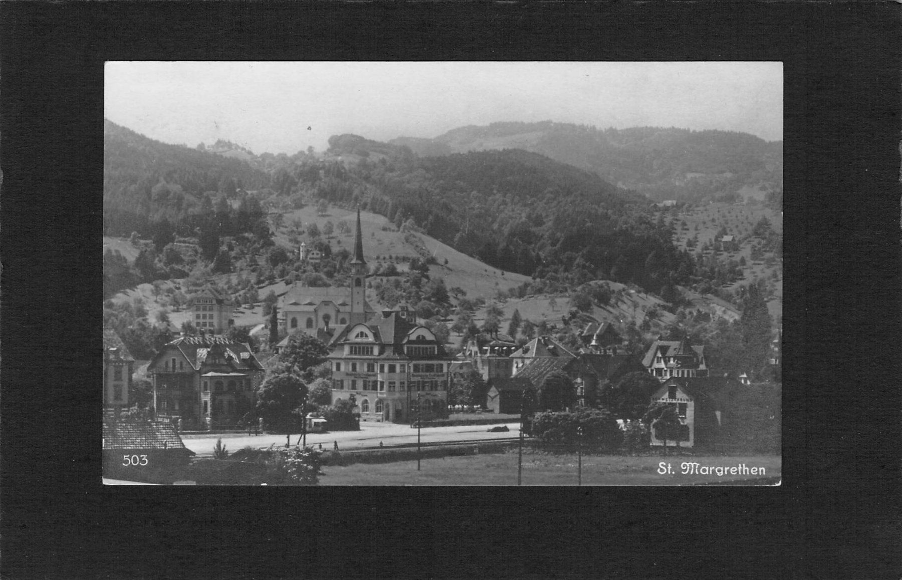 Cartoline postali: St. Margrethen , gel. 1925 – Usato da Reichenburg venduto da Pipo-67