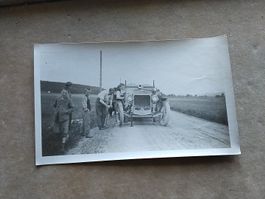 Oldtimer foto aus Privat Foto Album,  Antik