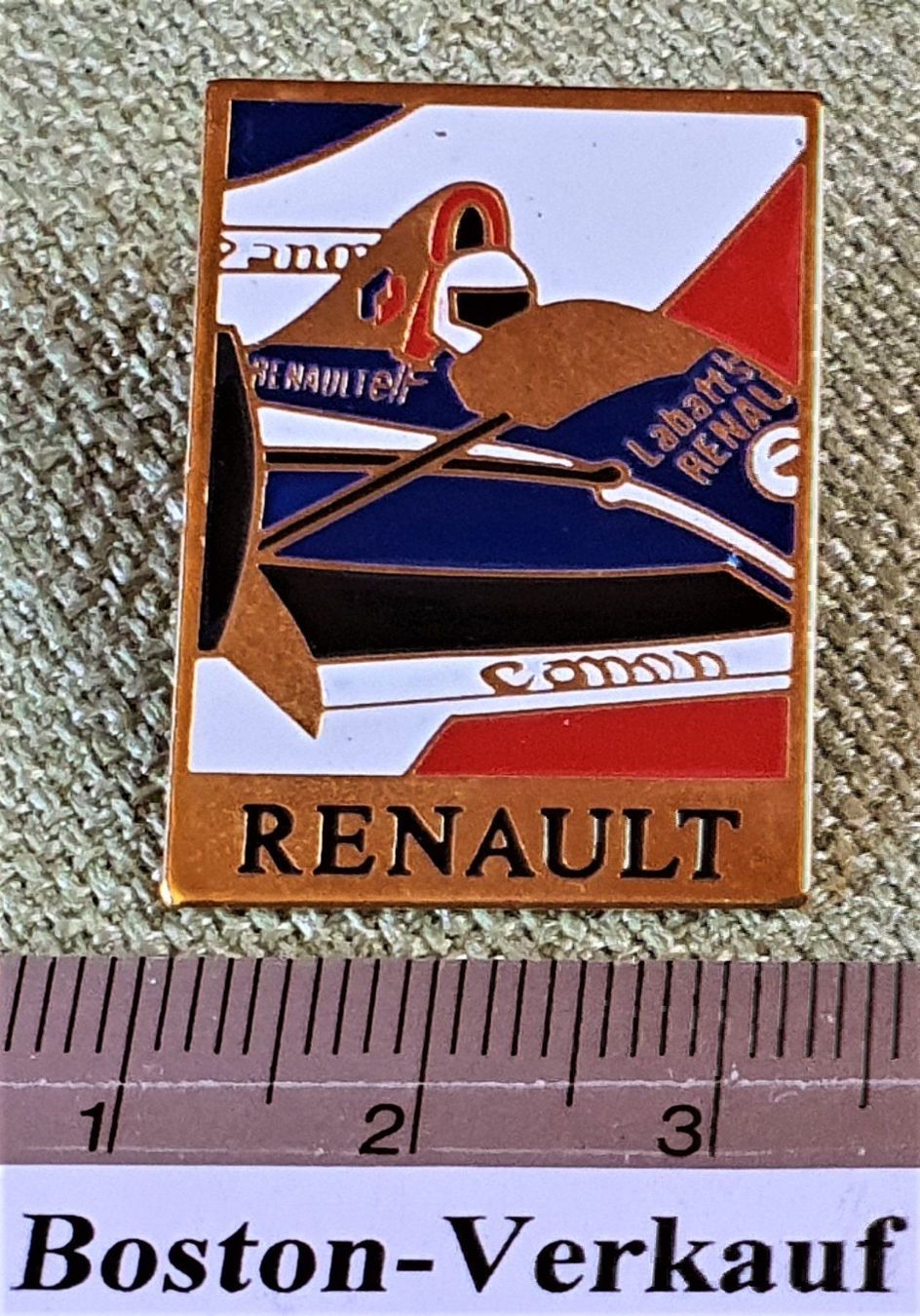 Plaketten & Abzeichen: C414 - Pin Renault Formel 1 Elf Labatt's – Gebraucht aus Reinach BL von Boston-Verkauf 1