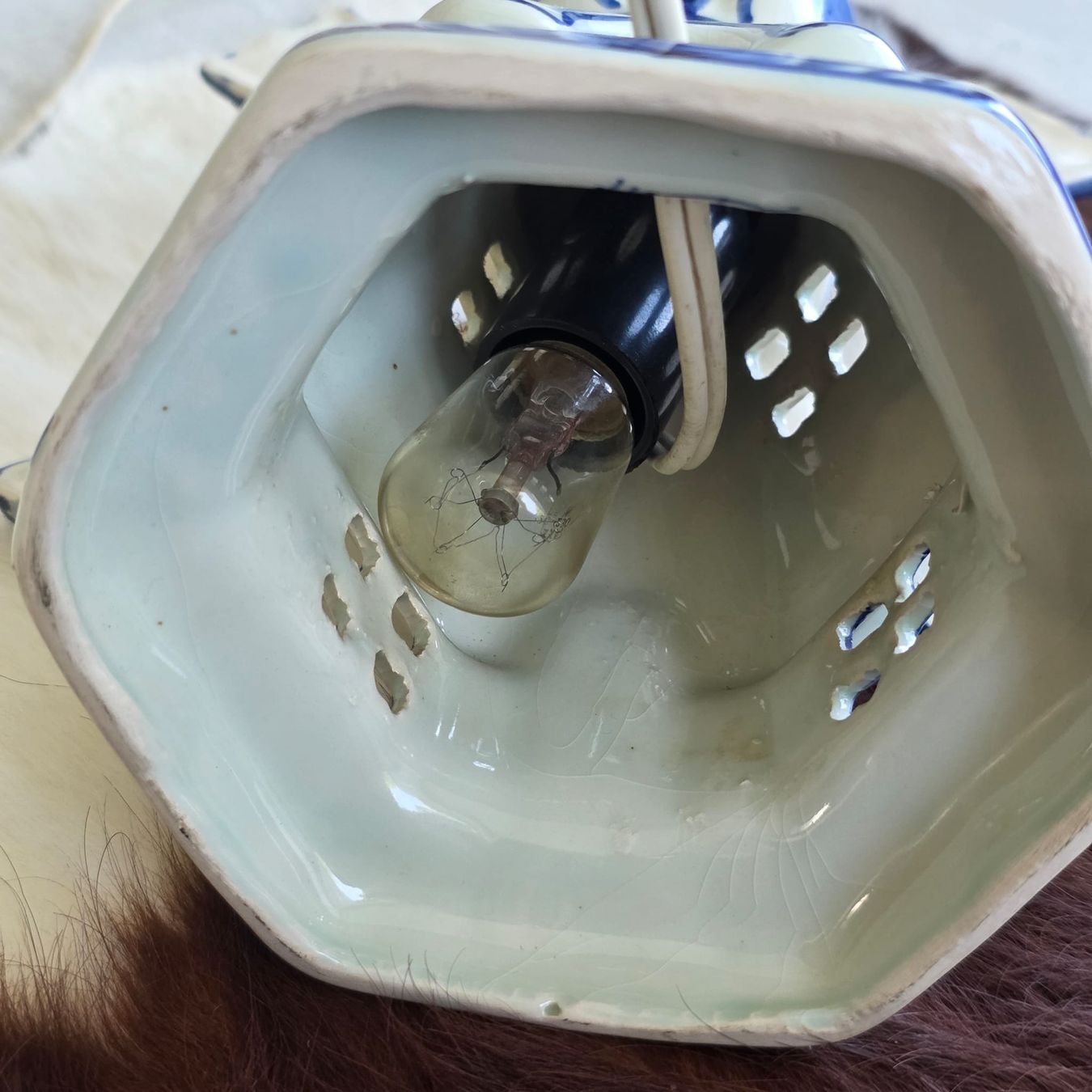 Lampade: Schönes Keramik Windmühle Lampe – Usato da Rheinsulz venduto da Dred 5
