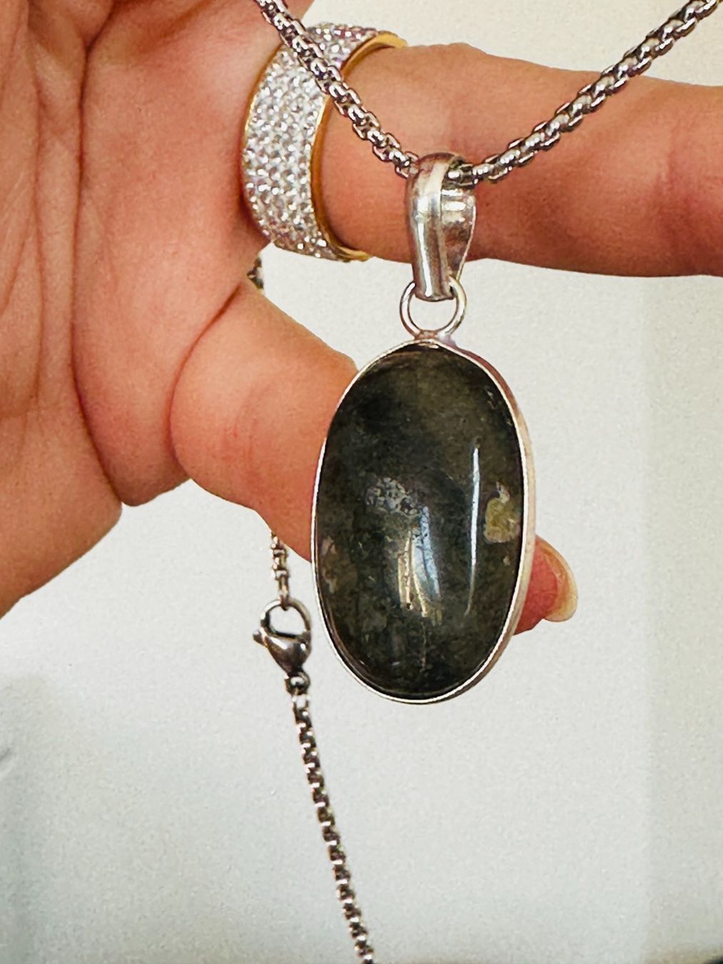 Catenine: Labradorite necklace – Nuovo e nell'imballaggio originale da Genève venduto da AGBERG 7