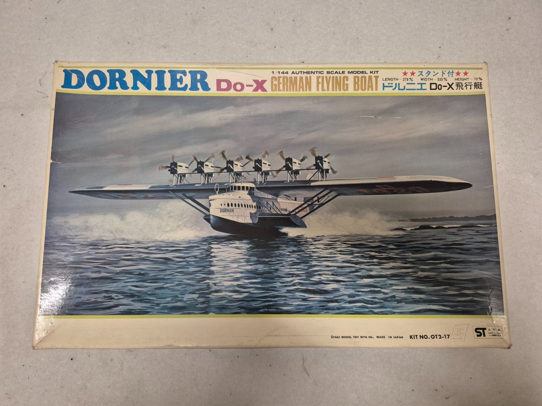 Kit di modellismo & Modellini statici: Dornier Do-X Flugboot Modellbausatz 1:144 OtaKi – Usato da Wald ZH venduto da recher67