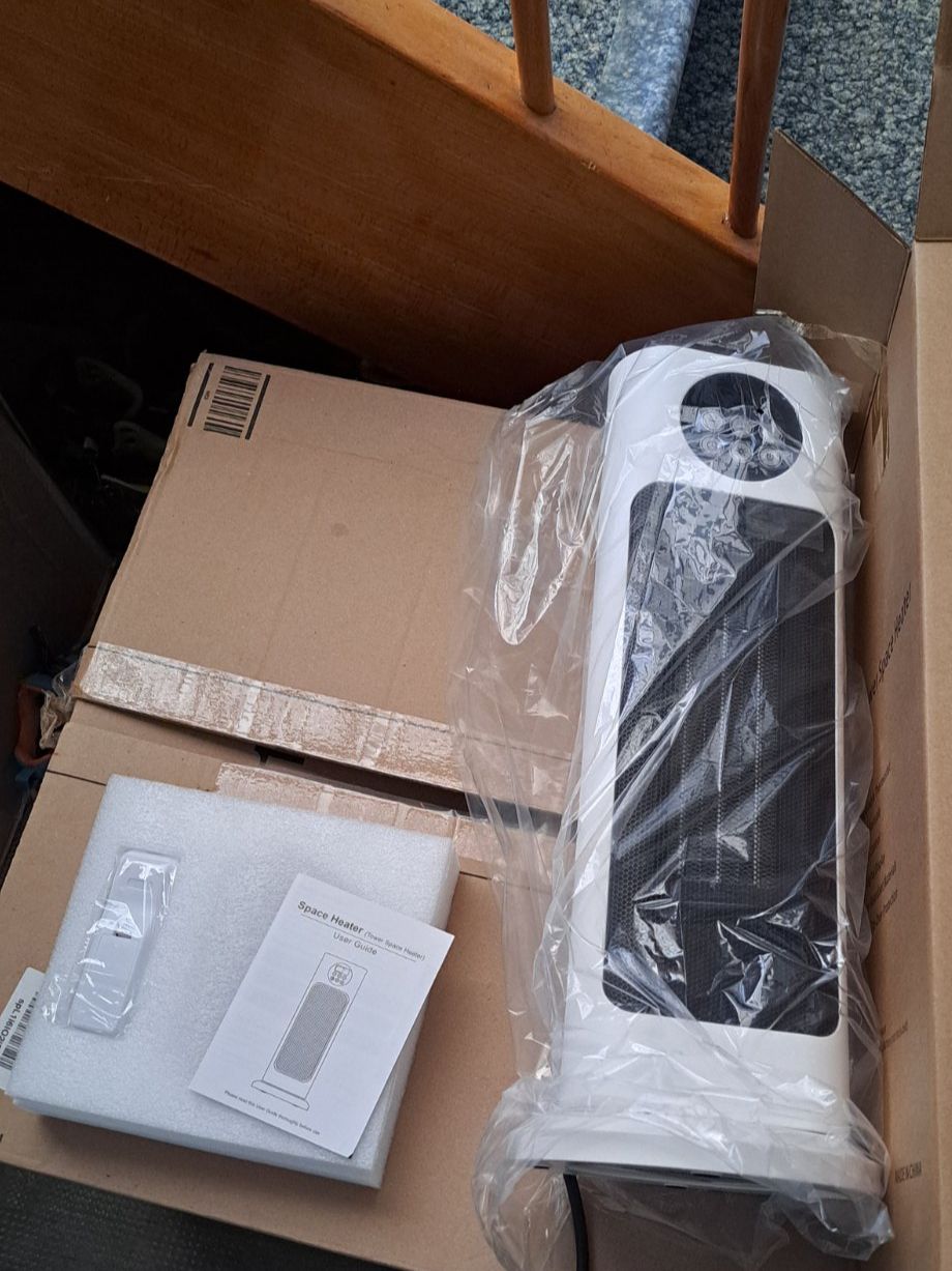 Radiatori: Heizlüfter Tower Space Heater – Nuovo e nell'imballaggio originale da Basel venduto da basileaner87 3