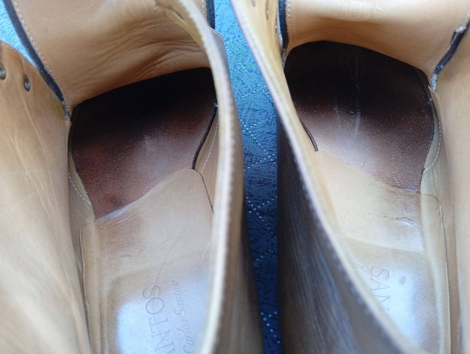 Carlos Santos Scarpe da uomo: Carlos Santos goodyear cousu cuir marron – Usato da Courgenay venduto da Lebonmatos 8