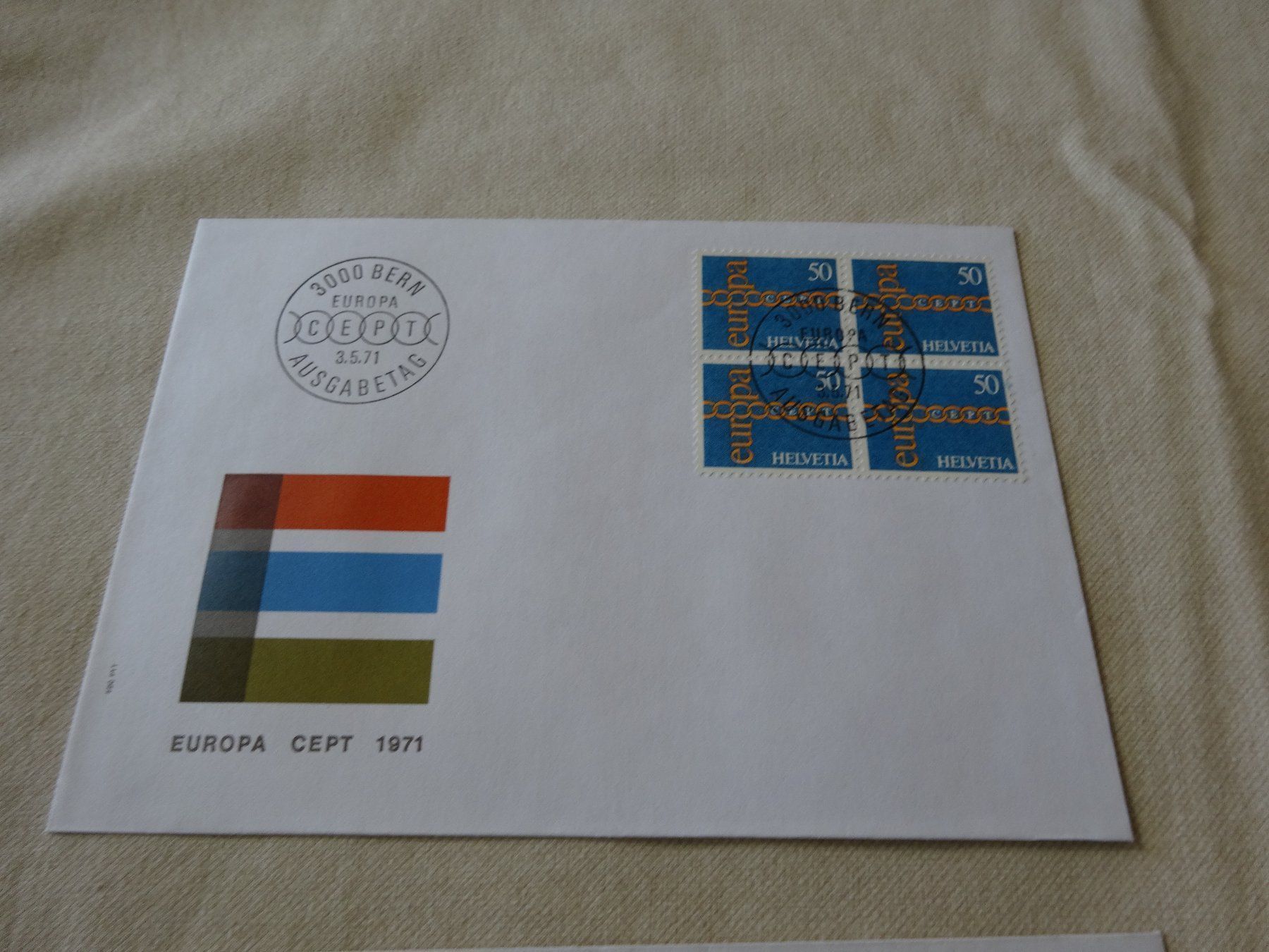 Alle Briefmarken: 3 Sonderbriefe Europa Cept 1971 – Neu und originalverpackt aus Neerach von jenny062 2