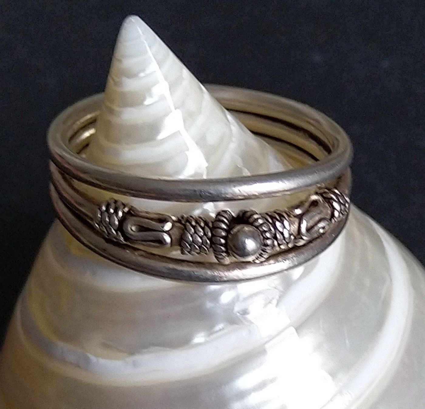 Anelli: XXL RING IN 925 SILBER DAUMENRING – Usato da Romanshorn venduto da BoutiqueA 1