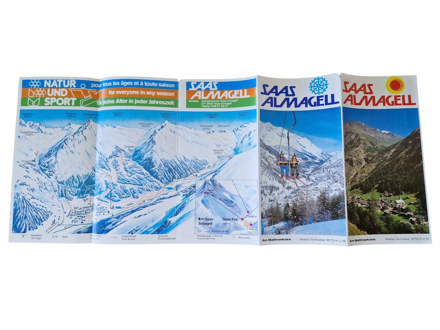 Documents: Broschüre Saas Almagell Wallis – D'occasion à Mörschwil par aik_x8mc 2