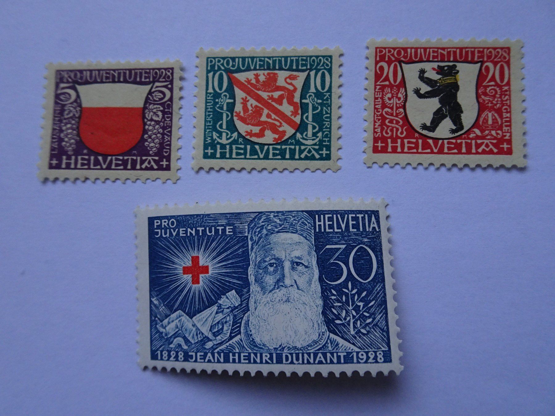 Alle Briefmarken: PJ 1928* – Neu (gemäss Beschreibung) aus Aadorf von Chnorli-Furz