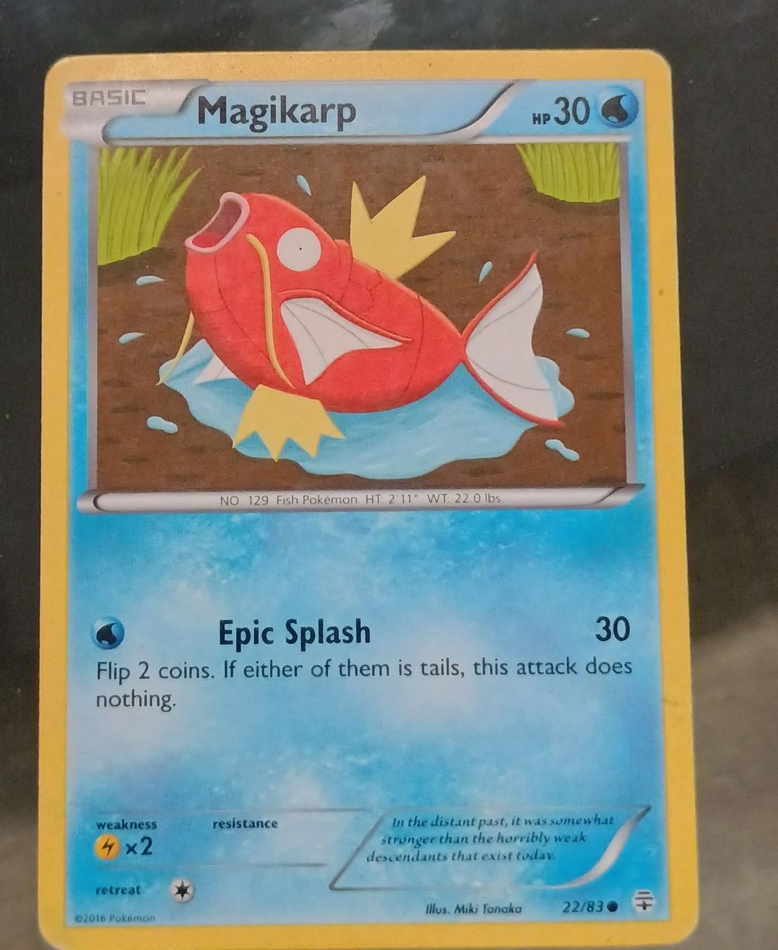Pokémon Carte collezionabili: Magikarp Pokemon Card - Epic Splash! – Usato da Murten venduto da Palli23