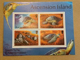 Briefmarken *Neu* Grüne Meeresschildkröte Ascension Island