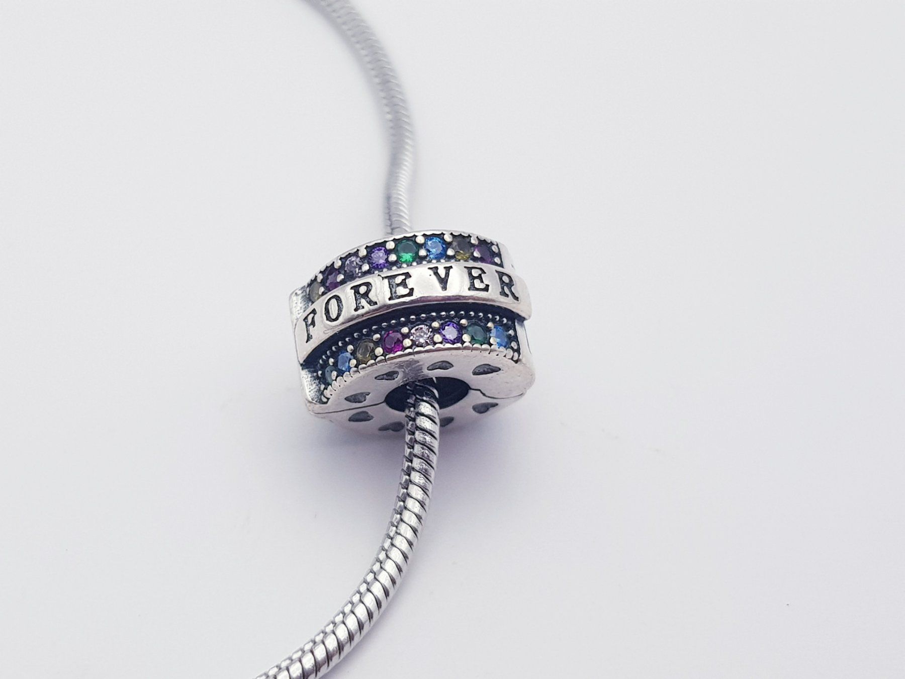 Ciondoli: Charm "Forever" (925 Sterling Silber) – Nuovo e nell'imballaggio originale da Menziken venduto da Zyropa 4