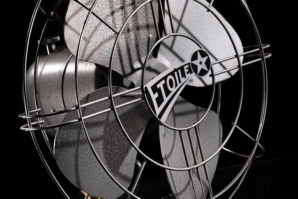 Ventilatori: Etoille Ventilator ca. 1930 – Usato da Neukirch (Egnach) venduto da art-deco-studio 1