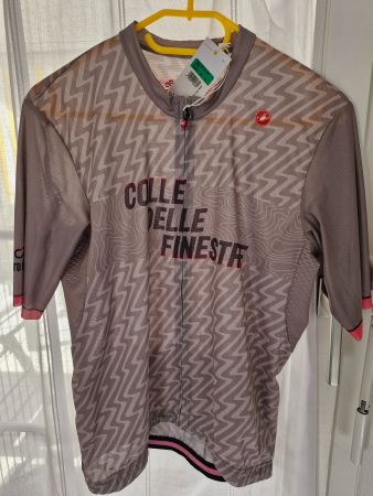 Neues Castelli Herren-Velotrikot Giro Finestre, Gr. XL