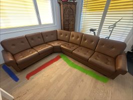 Super Angebot!!!VINTAGE Ecksofa Leder!!!