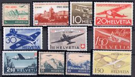 1941-1949, F35-45**, 11 Werte postfrisch (14036)