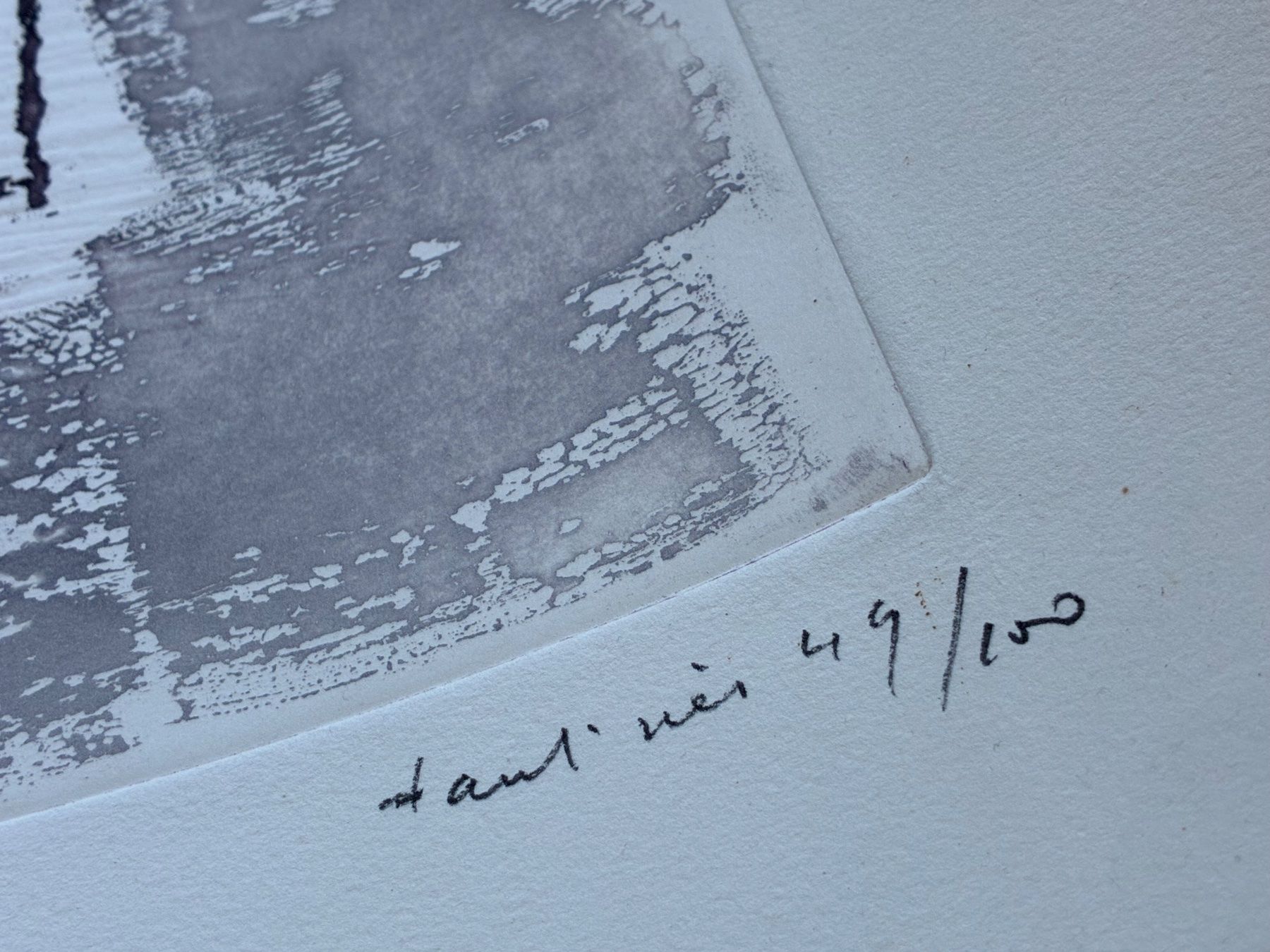 Dipinti: Jean FAUTRIER 1962 - Projections – Usato da Lugano venduto da LVC 4