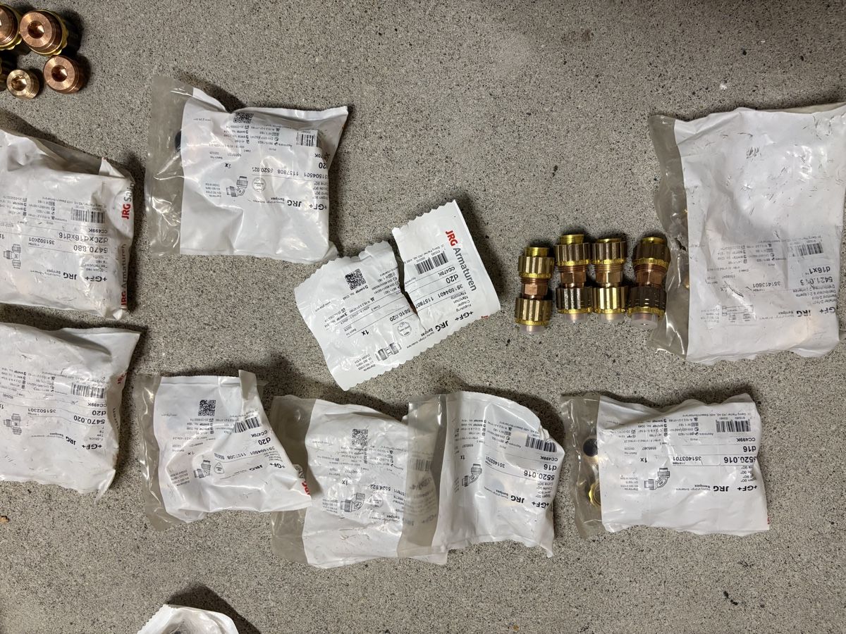 Rubinetteria: Diverse JRG Sanipex Fittings – Nuovo e nell'imballaggio originale da Bülach venduto da Nikuthe97 2