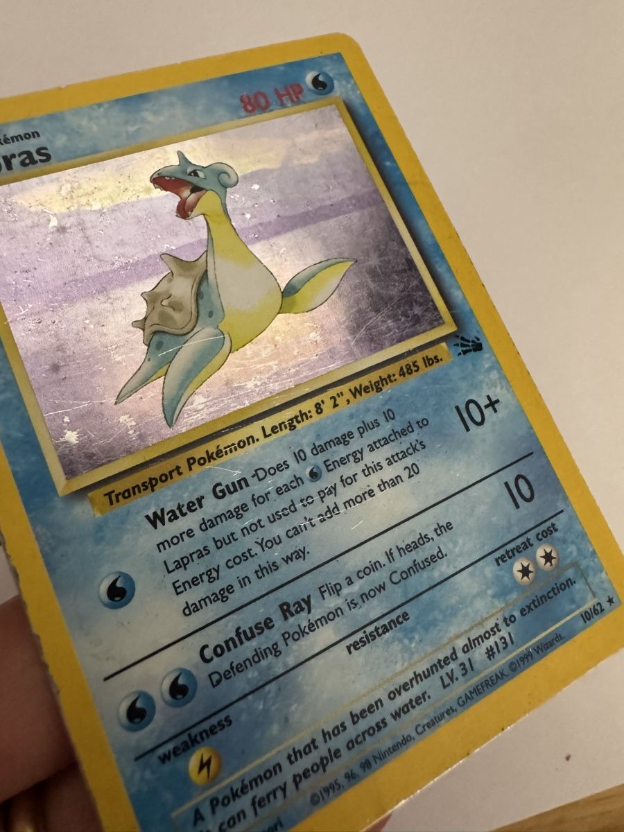 Pokémon Sammelbilder & Trading cards: Pokemon Card Lapras, 10/62, Base Set  – Gebraucht aus Aarau Rohr von mic_d6nr 1