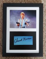 Chuck Norris - Original in person Autogramm gerahmt - rar