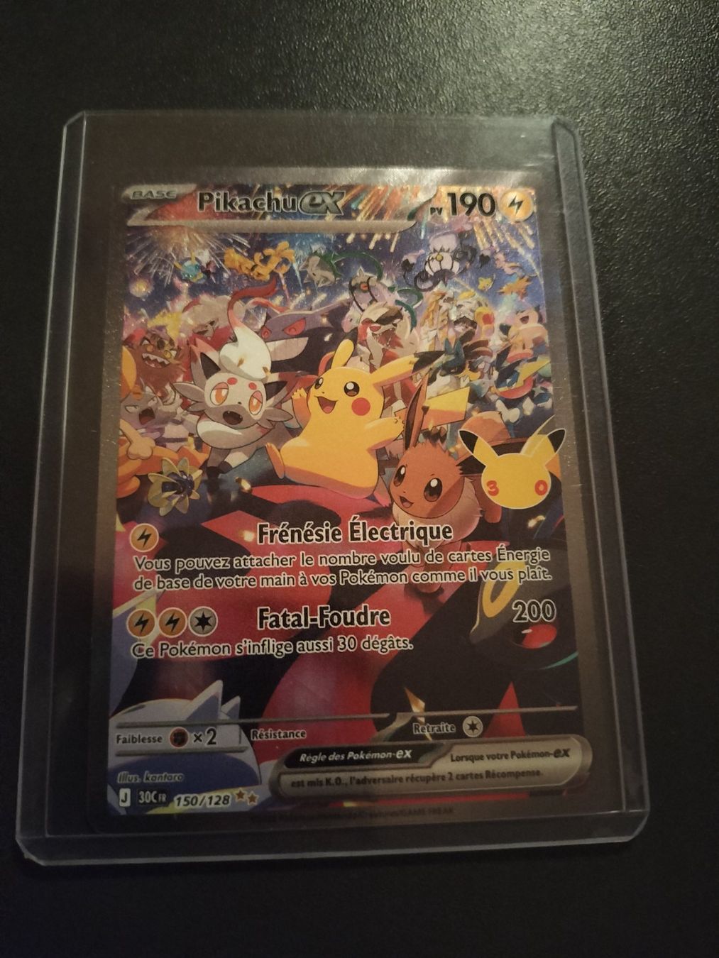 Pokémon Carte collezionabili: Pikachu 150/128 30ans Neuve FR – Usato da Sion venduto da lou_vg7k