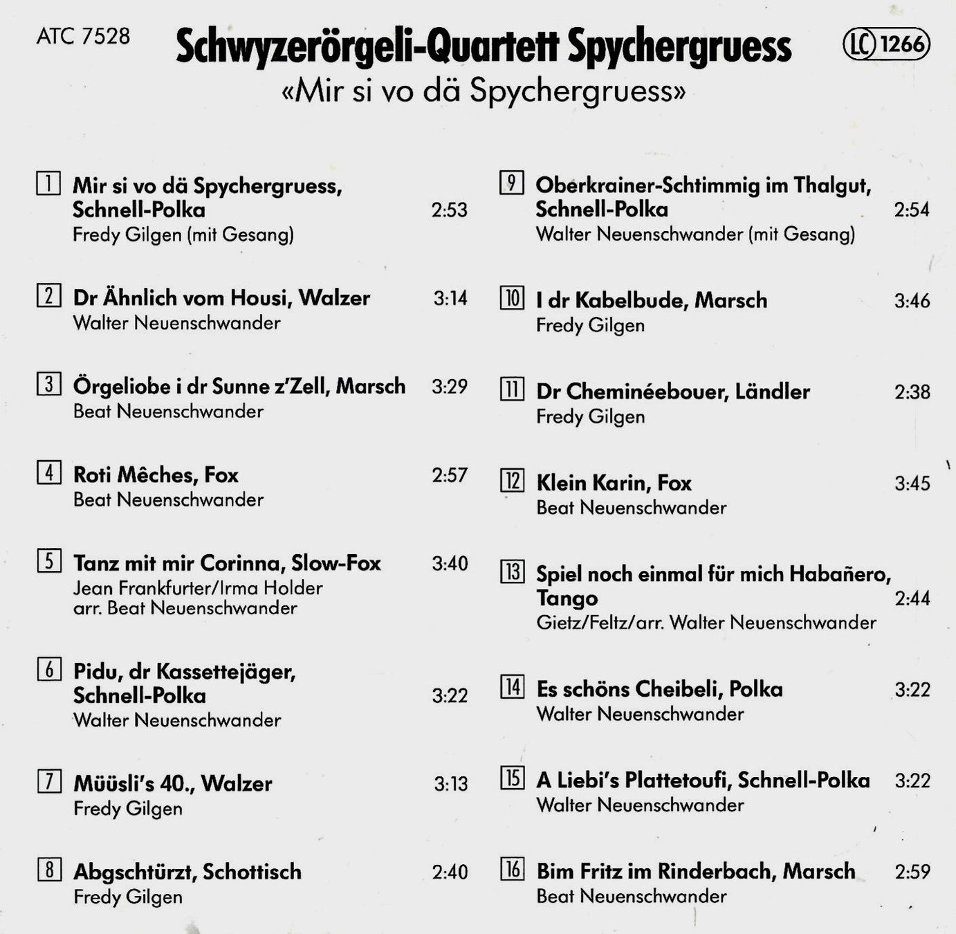 CD: Schwyzerörgeli-Quartett MIR SI VO DÄ SPYCHERGRUESS CH CD – Usato da Kandergrund venduto da Sososo 4