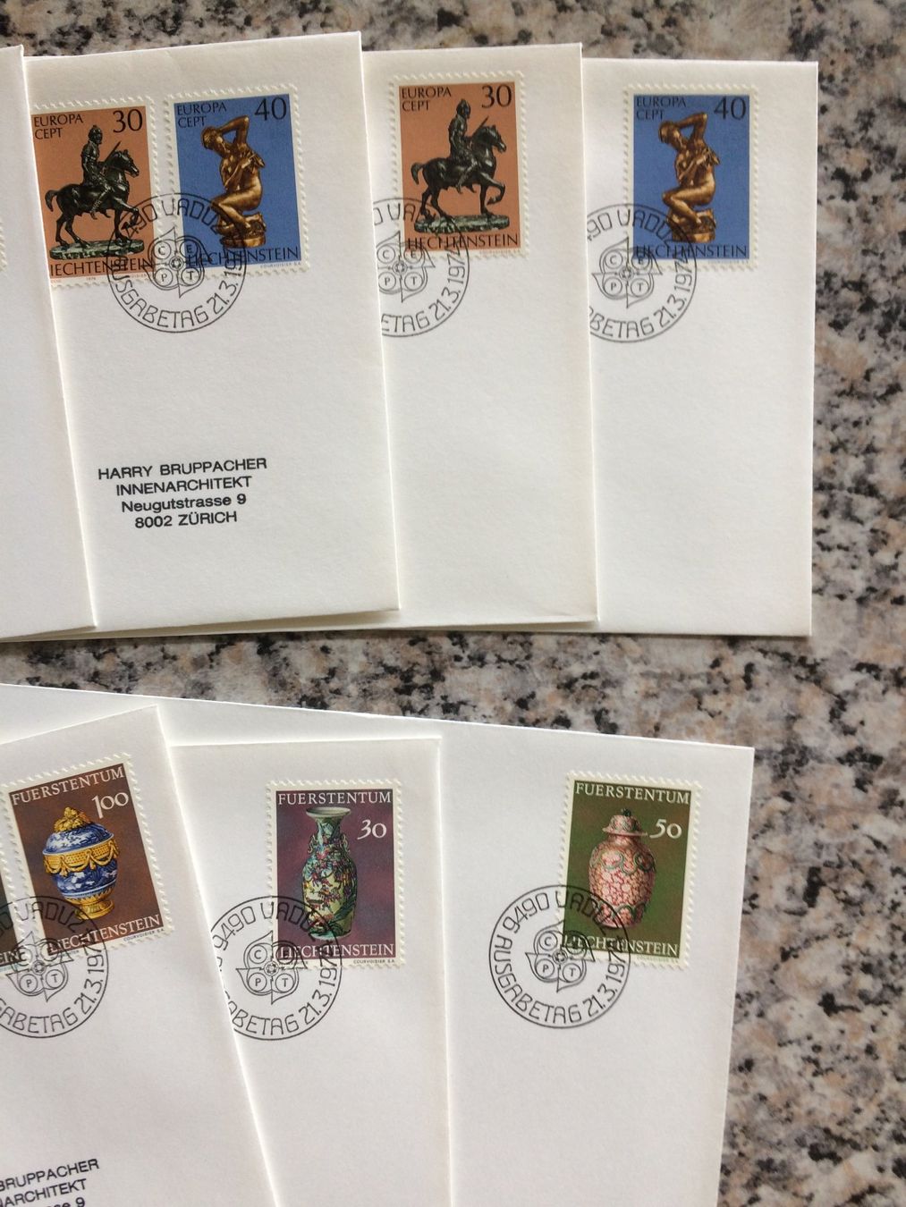 Tous les timbres: Ersttagscouverts – D'occasion à Kilchberg ZH par APZ4BWM2 4