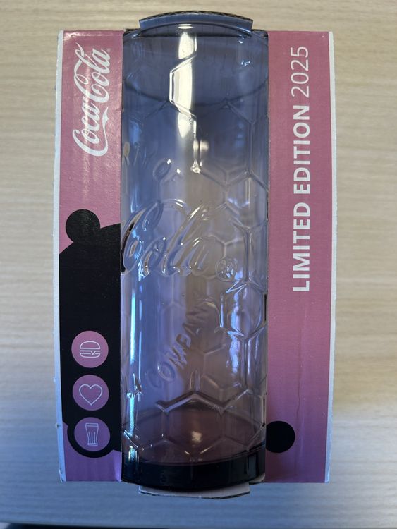 Sucrier Publicitaire Coca Cola En Verre – 14 X 7 Cm – Neuf – Années 2000