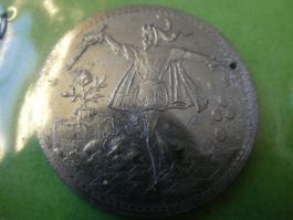 uralter Jeton/Spielmünze 33 mm - Harlekin