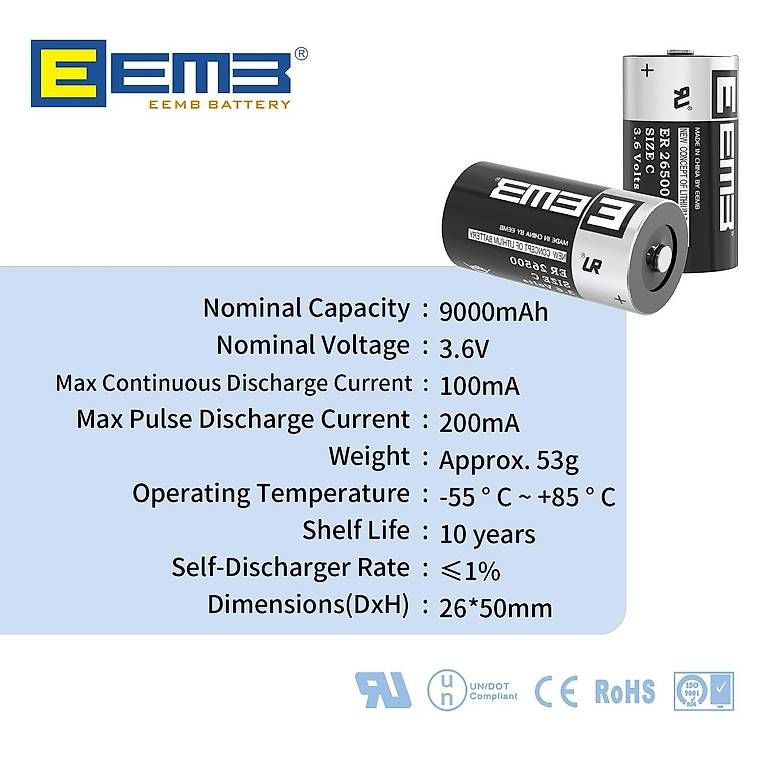 Caricatori & Batterie: 3.6 Volt, ER26500, 4 Stk. – Usato da Rotkreuz venduto da SOS724 1