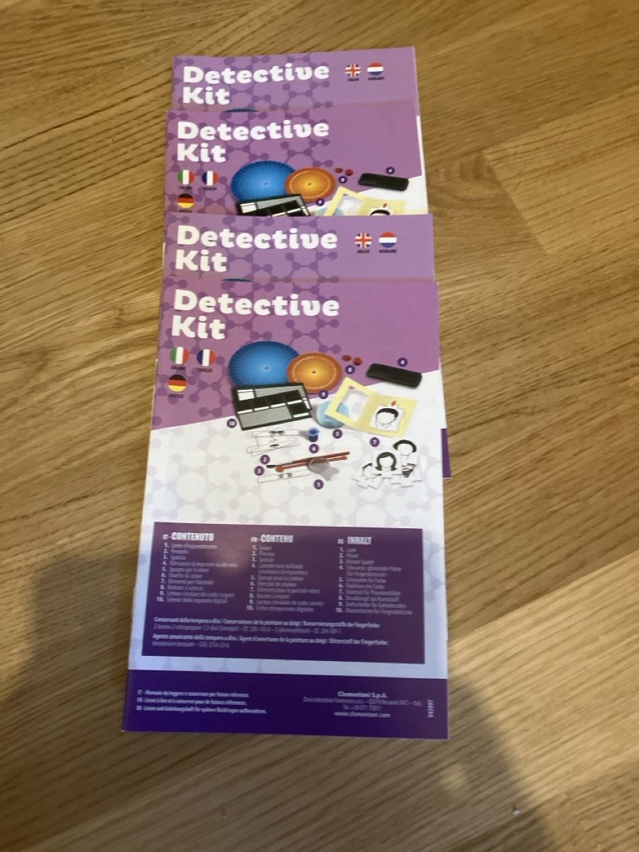 Clementoni Giochi: Detective Kit by Clementoni - 8+ Years – Usato da Zürich venduto da papperlapapp1 2