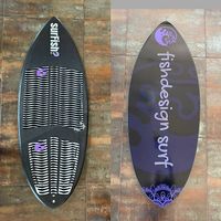 Wakesurfer Skim Airex Pro carbon/ purple "SurFish?"  133cm