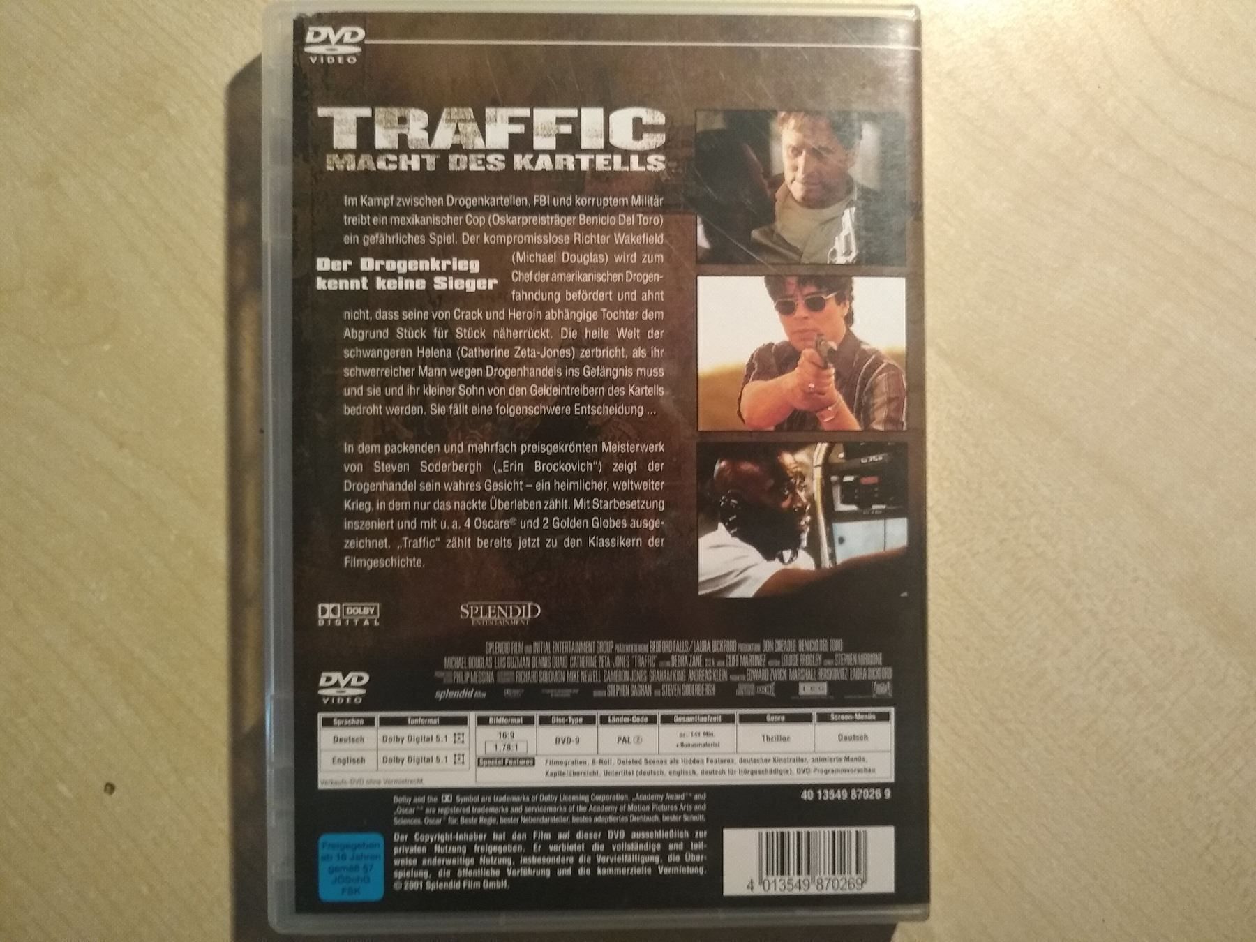 Alle DVDs: Traffic - Macht des Kartells – Gebraucht aus Olten von prusik02 2